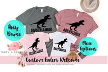 Load image into Gallery viewer, Dinosaur Matching Family Shirts