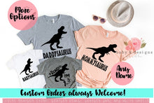 Load image into Gallery viewer, Dinosaur Matching Family Shirts