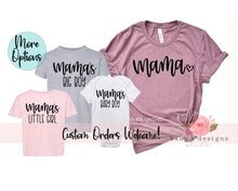 Load image into Gallery viewer, Mama's Boy, Girl, Big Boy, Little Girl