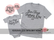 Load image into Gallery viewer, Our First Father's Day - Set of 2