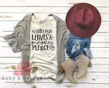 Load image into Gallery viewer, Autumn Leaves & Pumpkins Please