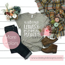 Load image into Gallery viewer, Autumn Leaves & Pumpkins Please