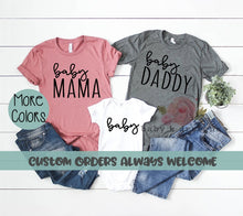 Load image into Gallery viewer, baby Daddy and baby Mama