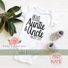 Load image into Gallery viewer, Hello Auntie and Uncle