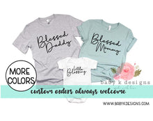 Load image into Gallery viewer, Blessed Matching Shirts