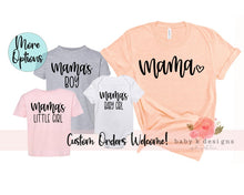 Load image into Gallery viewer, Mama's Boy, Girl, Big Boy, Little Girl