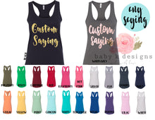 Load image into Gallery viewer, Women's Custom Tank Tops