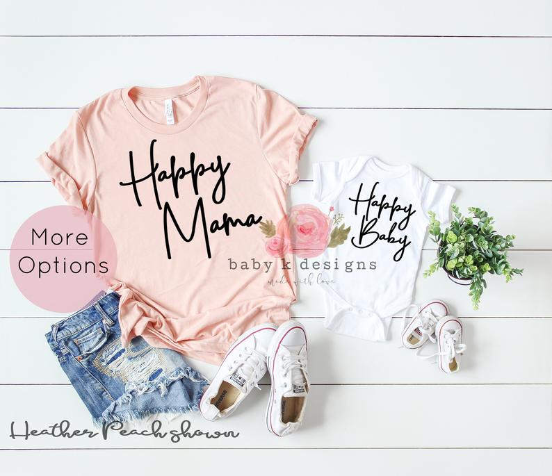 Happy Mama and Happy Baby - Set of 2