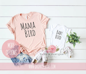 Mama and Baby Bird - Set of 2